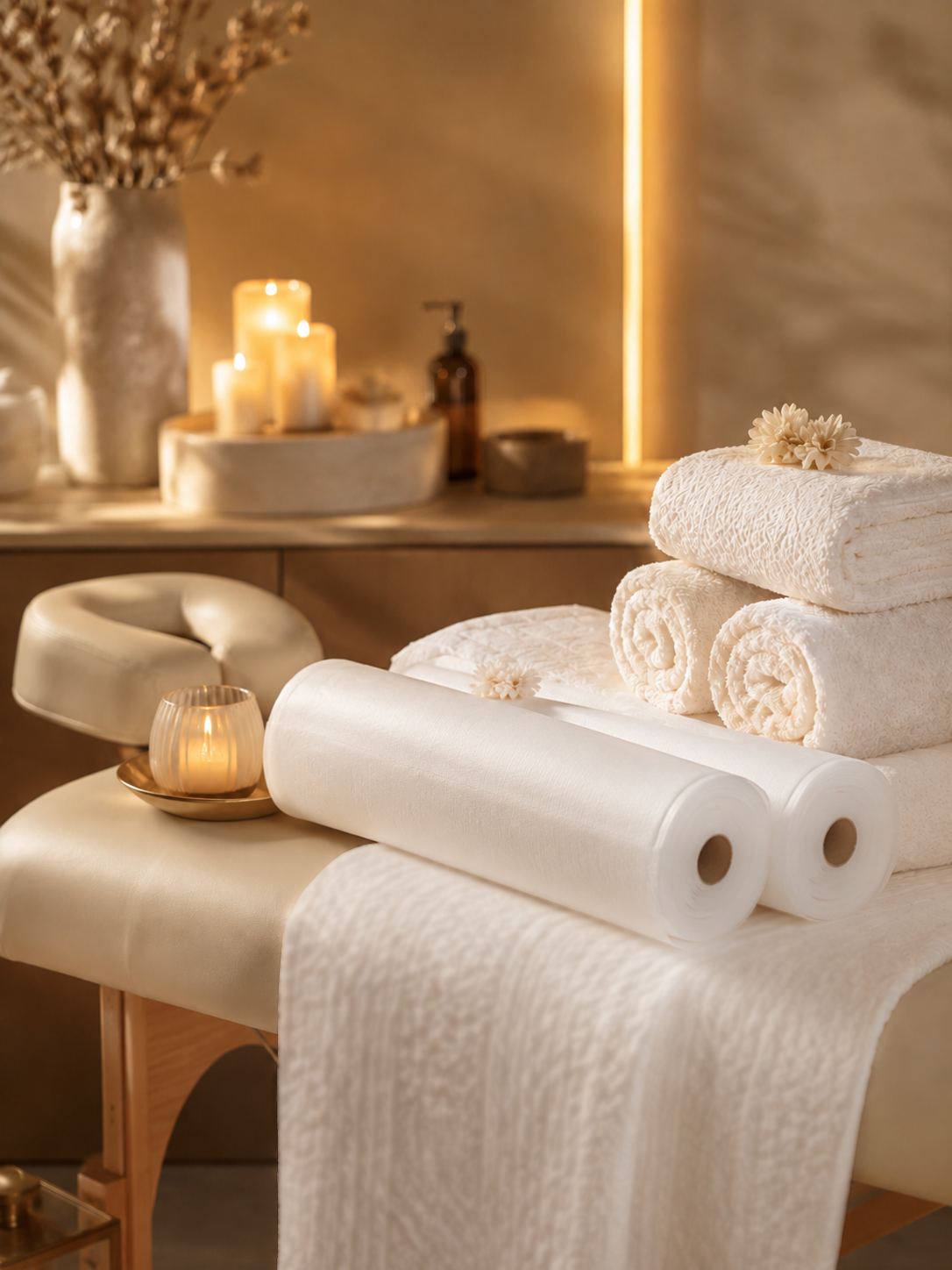 Produkty jednorazowe do SPA i masażu